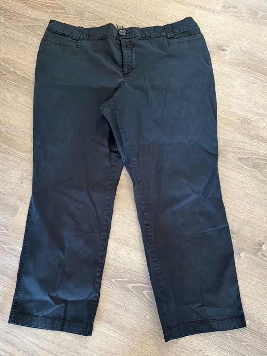 Venezia Pants - Venezia Black Straight-Leg Pants Size 24